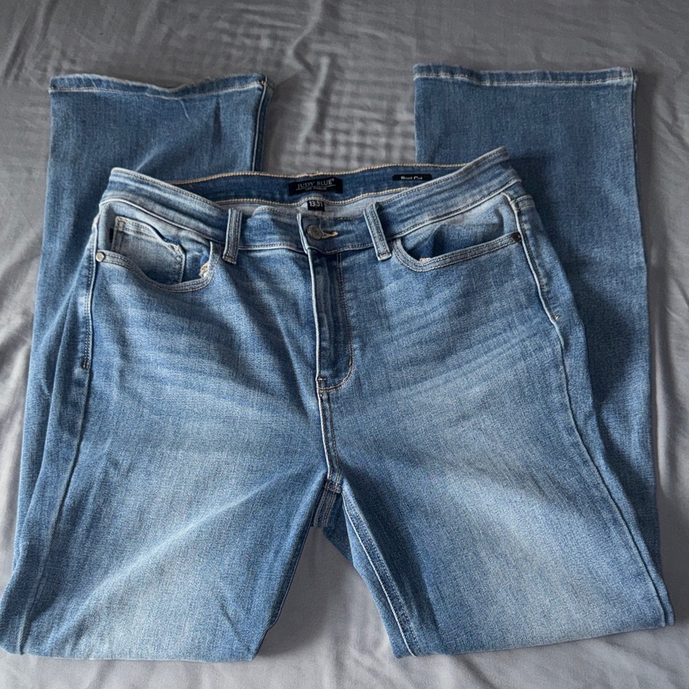 Judy Blue Light Blue Bootcut Jeans